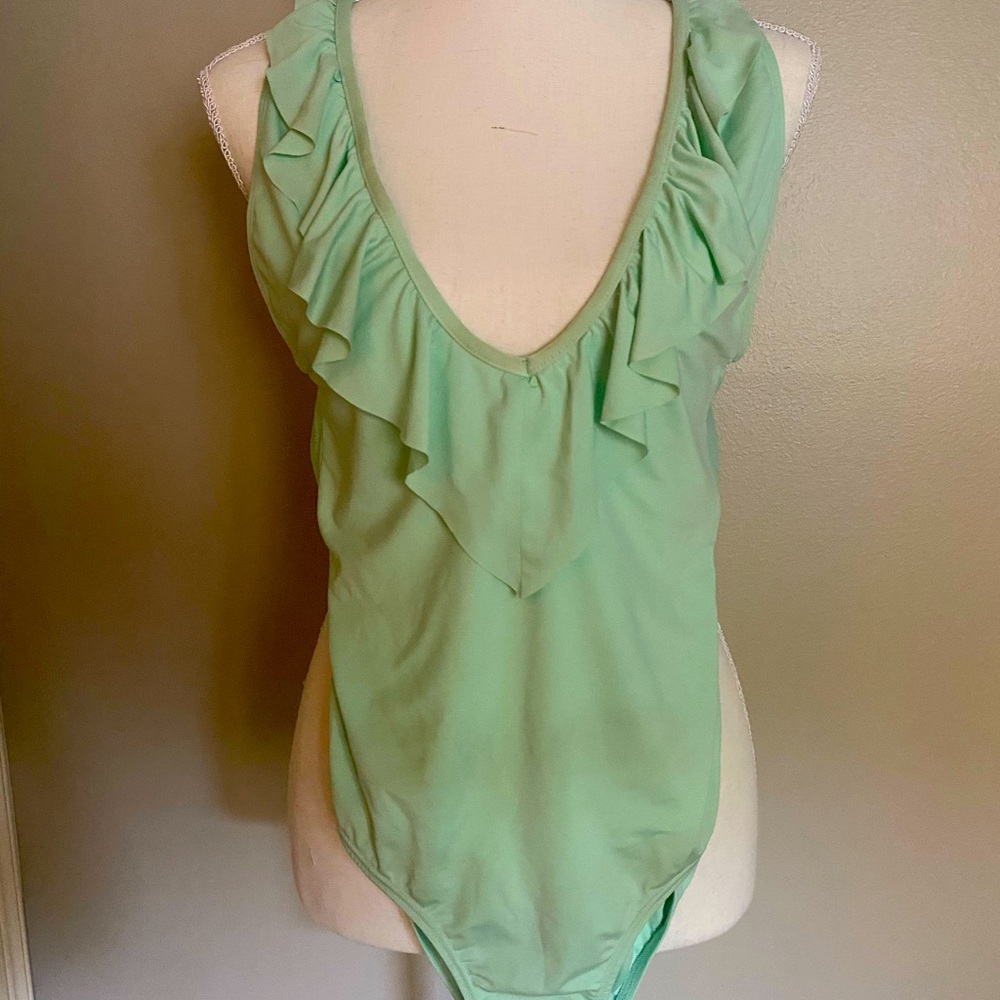 Zinke pistachio colored bathing Suit